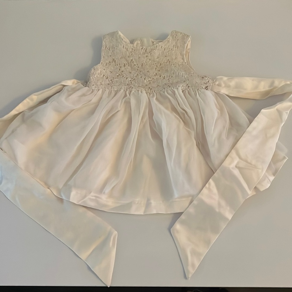 Baptism 3-6m dress